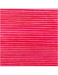 Fil RICORUMI DK 100% coton - FLUO / Rose - 002 2