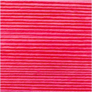 Fil RICORUMI DK 100% coton - FLUO / Rose - 002