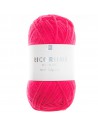 Fil RICORUMI DK 100% coton - FLUO / Rose - 002