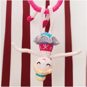Fil RICORUMI DK 100% coton - FLUO / Rose - 002