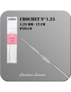 Crochet acier : 1,25 mm