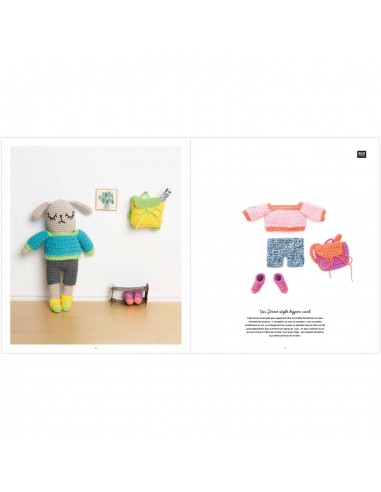 ~ RICORUMI - DRESS ME : 4 doudous + 4 tenues complètes - Rico Design