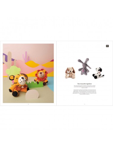 ~ RICORUMI - PUPPIES : 8 doudous animaux - Rico Design