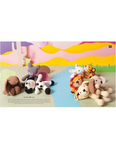 ~ RICORUMI - PUPPIES : 8 doudous animaux - Rico Design