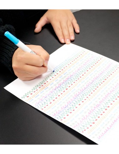 6 Feutres de Sublimation SISER - pointe biseautée - Couleurs Pastel