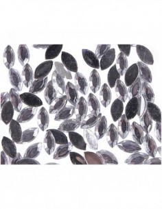 Strass - 100 pièces -  feuille transparentes 10mm