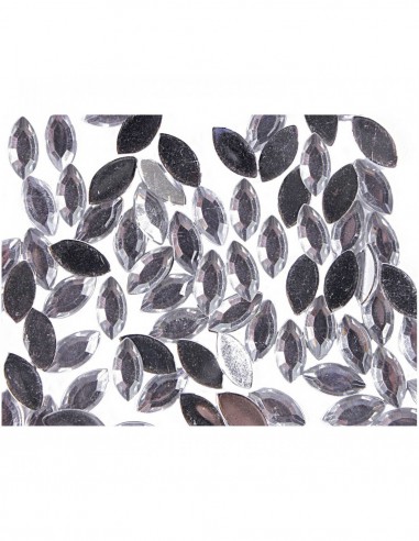 Strass - 100 pièces -  feuille transparentes 10mm