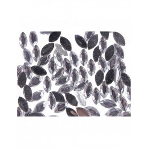 Strass - 100 pièces -  feuille transparentes 10mm Strass - 100 pièces -  feuille transparentes 10mm