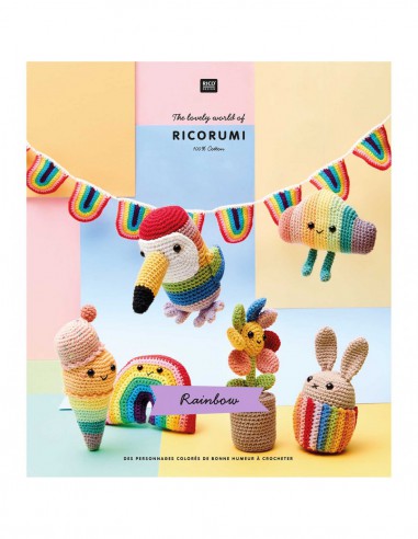 ~ RICORUMI - Rainbow : 7 modèles à crocheter - Rico Design