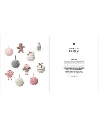 ~ RICORUMI - Jolly XMAS - Pastel : 13 modèles à crocheter - Rico Design