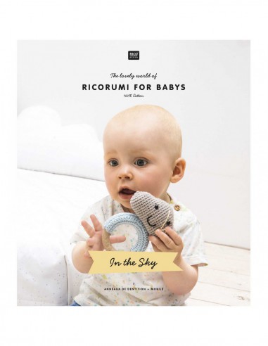 ~ RICORUMI - BABY IN THE SKY  - Classique : mobiles et anneaux de dentition à crocheter - Rico Design