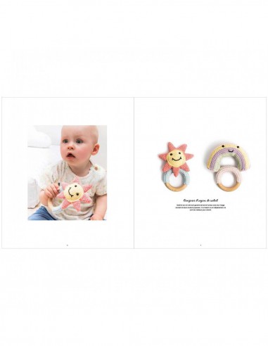 ~ RICORUMI - BABY IN THE SKY  - Classique : mobiles et anneaux de dentition à crocheter - Rico Design