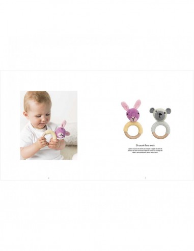 ~ RICORUMI - BABY ANIMALS  - Classique : mobiles et anneaux de dentition à crocheter - Rico Design