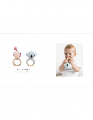 ~ RICORUMI - BABY ANIMALS  - Classique : mobiles et anneaux de dentition à crocheter - Rico Design