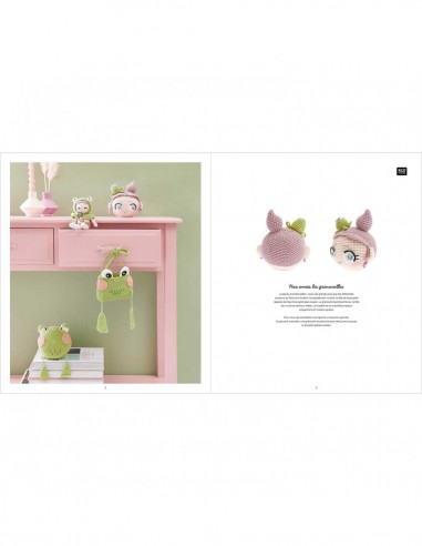 ~ RICORUMI - "Crochet Your Character" - 16  amis et accessoires à crocheter - Rico Design