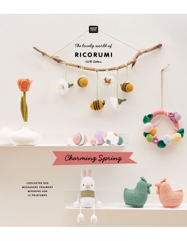 ~ RICORUMI - "Charming spring"- 12 modèles à crocheter - Rico Design