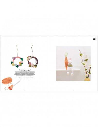 ~ RICORUMI - "Charming spring"- 12 modèles à crocheter - Rico Design