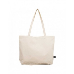 Sac CABAS  tissus vierge à décorer 100% coton naturel  - 44,5 x 34 + 33,5 cm