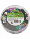 Boite de sequins plats - 55g - holographique multicolore