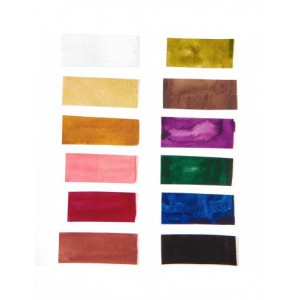 Master Aquarelle 12 godets de haute qualité - boite en métal - couleurs terre