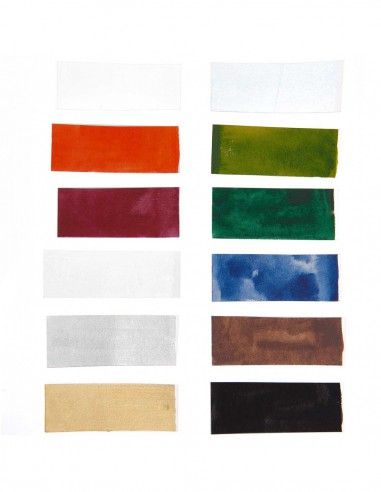 Master Aquarelle 12 godets de haute qualité - boite en métal - couleurs glacées