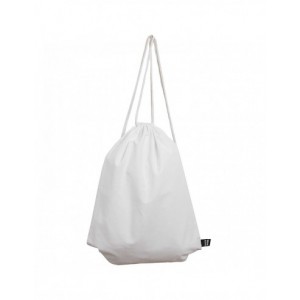 Sac à dos tissus vierge à décorer 100% coton 35 x 42cm - BLANC