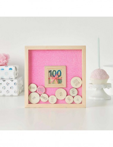 Formes en bois naturel - 12 cercles 38mm