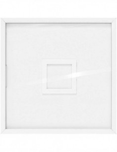 Cadre livre d'or bois blanc  30 x 30cm