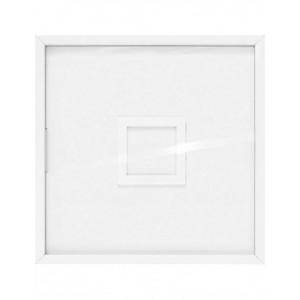 Cadre livre d'or bois blanc  30 x 30cm