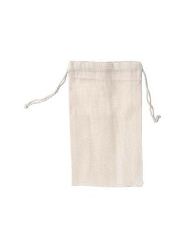 Sac cordelette vierge à décorer 100% coton - nature  - 27 X 45cm