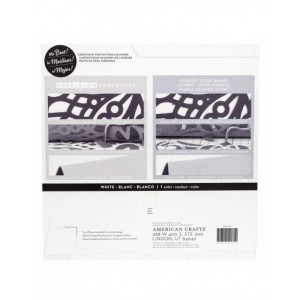 Bloc de 60 feuilles 30,5X 30,5 - 216g/m2- Precision cardstock legèrement texturé - blanc