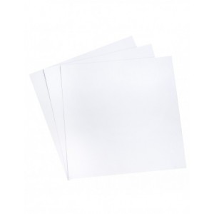 Bloc de 60 feuilles 30,5X 30,5 - 216g/m2- Precision cardstock legèrement texturé - blanc