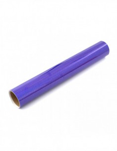 Vinyle autocollant holographique 30,4 x 120 cm - glitter violet 2