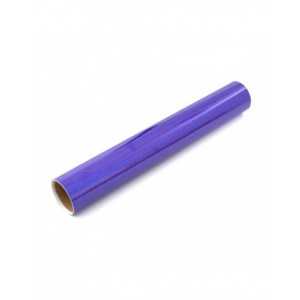 Vinyle autocollant holographique 30,4 x 120 cm - glitter violet
