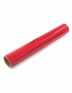 Vinyle autocollant holographique 30,4 x 120 cm - glitter rouge 2