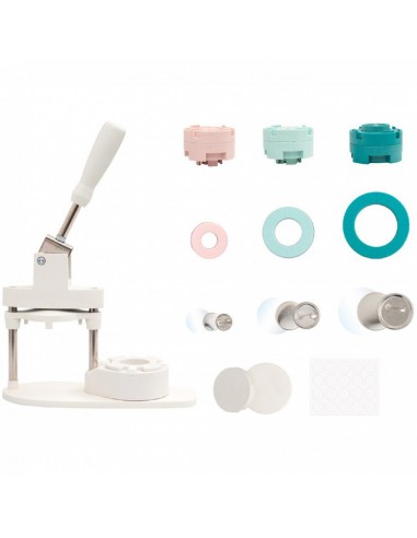 set pour créer 100 Badges de 58mm - compatible BUTTON PRESS