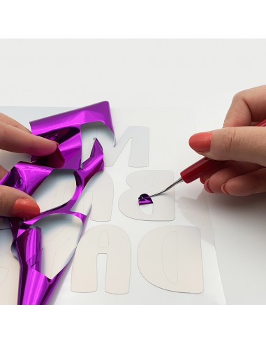 METAL SISER - Flex Thermocollant - Purple