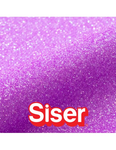 Glitter SISER - Flex Thermocollant - NEON PURPLE