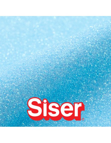 Glitter SISER - Flex Thermocollant - NEON BLUE