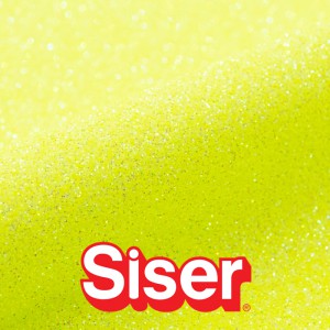 Glitter SISER - Flex Thermocollant - NEON YELLOW
