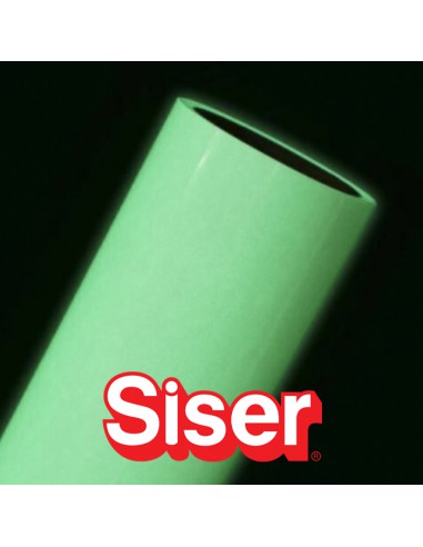 EasyPSV Permanent SISER - Vinyle autocollant - GLOW in the dark / phosphorescent de 34.29cm de large