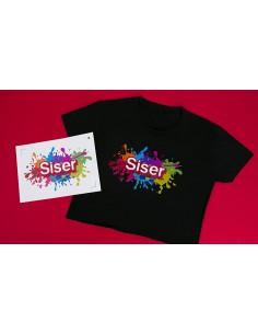 5 feuilles DTV EASY COLOR - SISER - Thermocollant pour IMPRIMANTE JET D'ENCRE - tarif dégressif en fonction de la quantité
