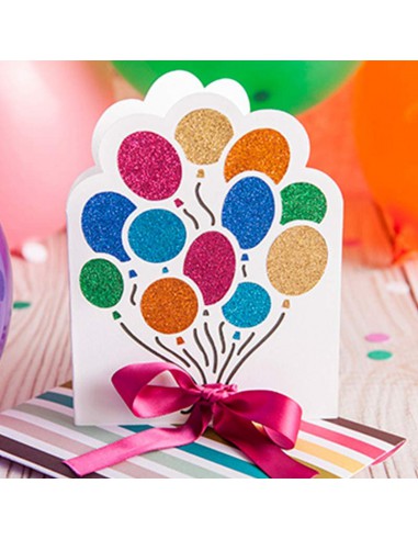 Bloc cardstock pailleté - 10 feuilles 170g - ROYAL BLUE