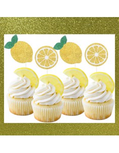 Bloc cardstock pailleté - 10 feuilles 170g - LEMON YELLOW 2
