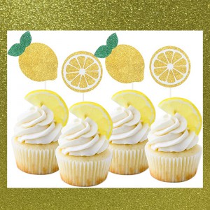 Bloc cardstock pailleté - 10 feuilles 170g - LEMON YELLOW