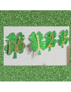 Bloc cardstock pailleté - 10 feuilles 170g - GREEN 2
