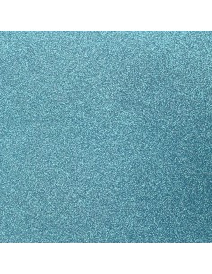Bloc cardstock pailleté - 10 feuilles 170g - LIGHT BLUE