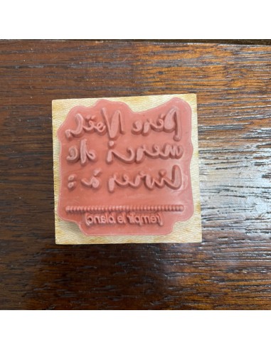 Tampon bois - merci de livrer