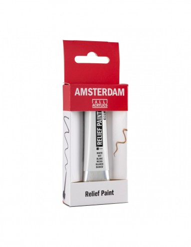 Peinture Relief Tube 20 ml Blanc 100