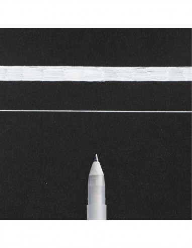 Gelly Roll Basic Blanc Stylo gel 05